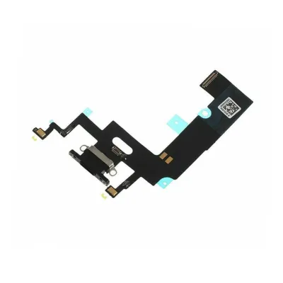 Flex de carga para iPhone XR Negro Original 2