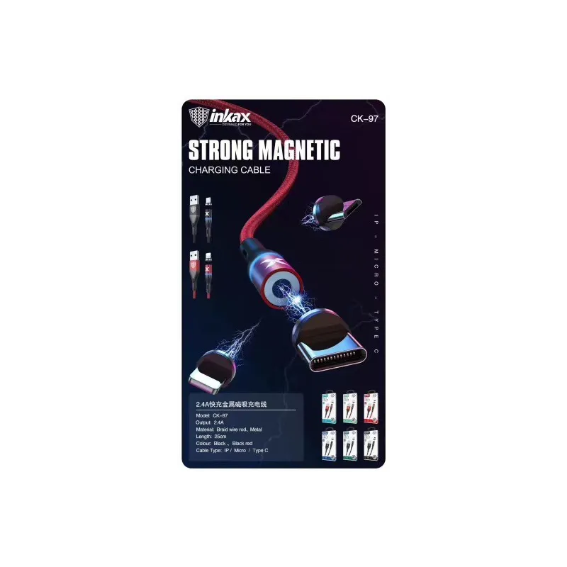 Cable Magnetico Rapida 2.4A Tipo-C