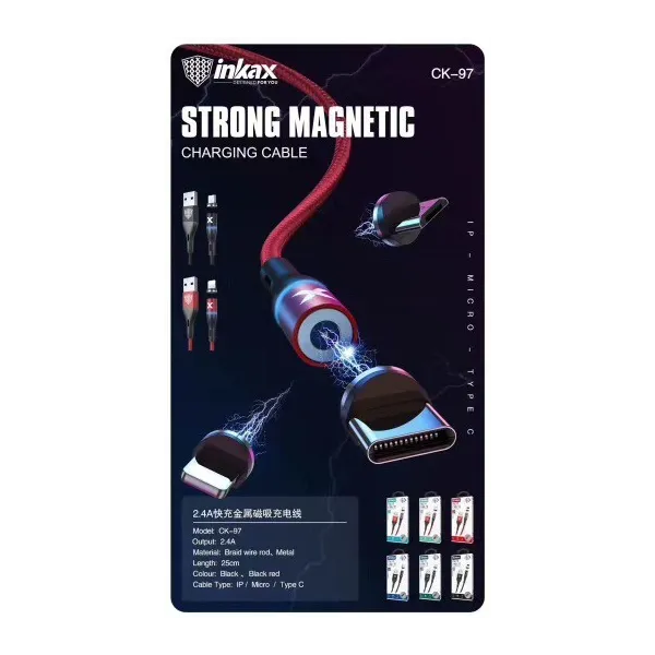 Cable Magnetico Rapida 2.4A Tipo-C