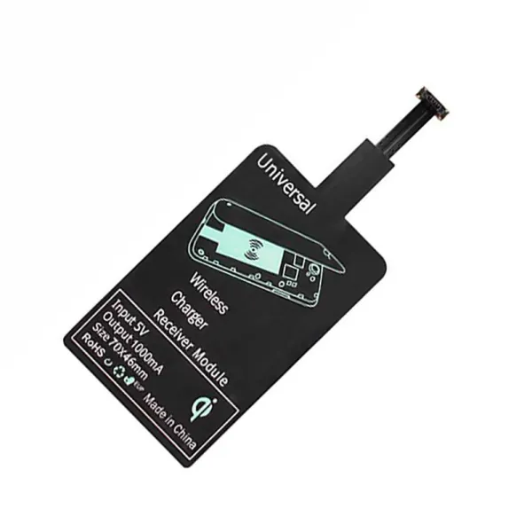 Cargador inalambrico Universal QI modulo  receptor  para Micro-USB movil