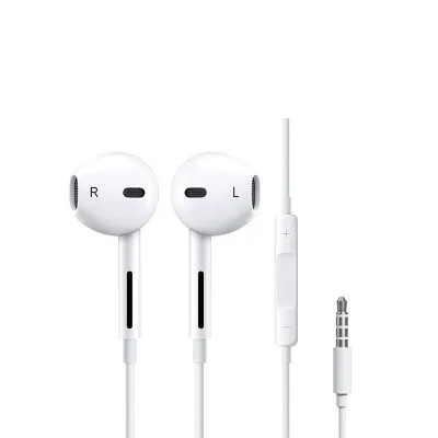 Auriculares estereo con Aislamiento de Ruido para iPhone Blanco