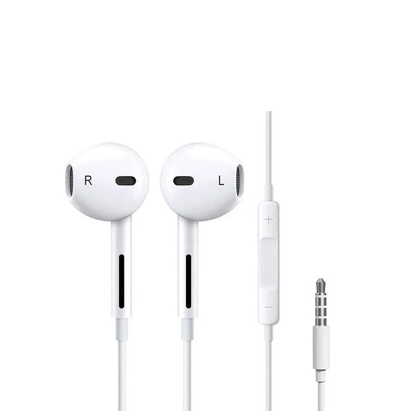 Auriculares estereo con Aislamiento de Ruido para iPhone Blanco