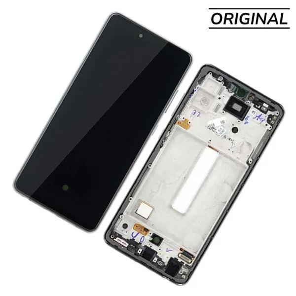 Pantalla para Samsung A53 /A536 con Marco Negro (Original Service Pack)