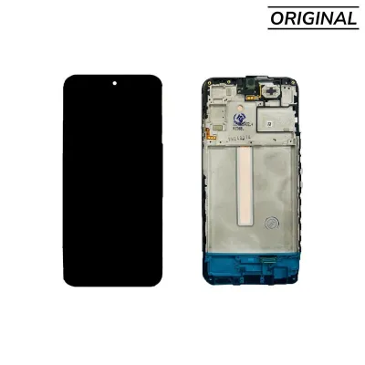 Pantalla completa para Samsung A25 5G 2023 (A256)  Con Marco Negro (Original Service Pack)