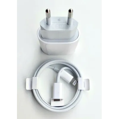 iPhone Cargador COMPLETO Type-C A Lightning 20W Ori (Enchufe + Cable)