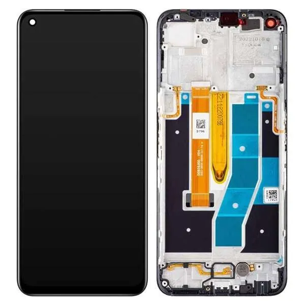Pantalla completa para Realme 9 PRO (RMX3471, RMX3472) Con Marco Negra (Original Service Pack)