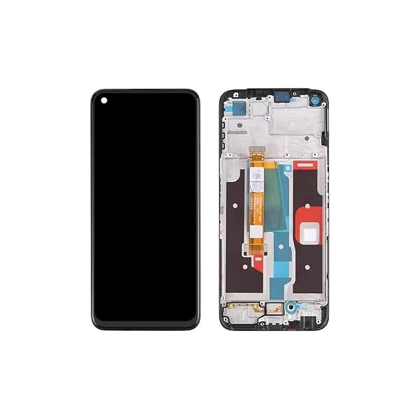 Pantalla completa para Realme 8I/NARZO 50 (RMX3151) Con Marco Negra (Original)