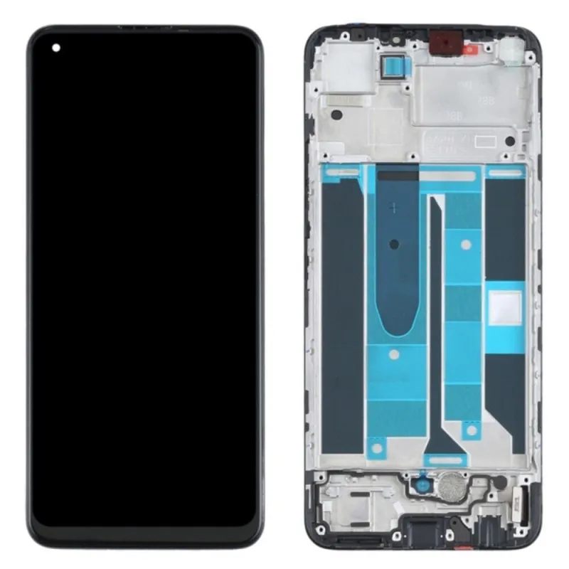 Pantalla completa para Realme 8 PRO (RMX3081) Con Marco Negra (Original)