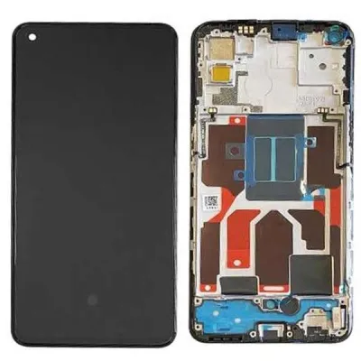 Pantalla completa para Realme GT MASTER 5G (RMX3363, RMX3360) Con Marco Negra (Original) 2