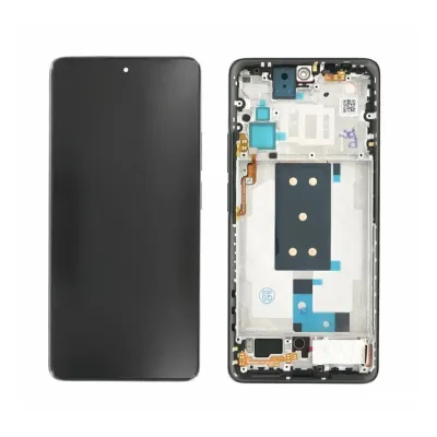 Pantalla completa para Mi Poco F4 5G (22021211RG / 22021211RI) Con Marco Plata (Original) 2
