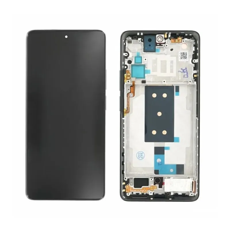 Pantalla completa para Mi Poco F4 5G (22021211RG / 22021211RI) Con Marco Plata (Original)