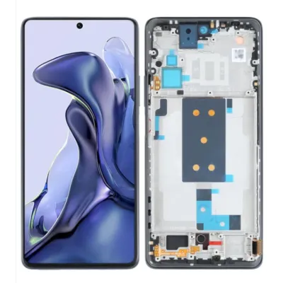 Pantalla para Mi Mi 11T/11T Pro Con Marco Negro (OEM Origianl)