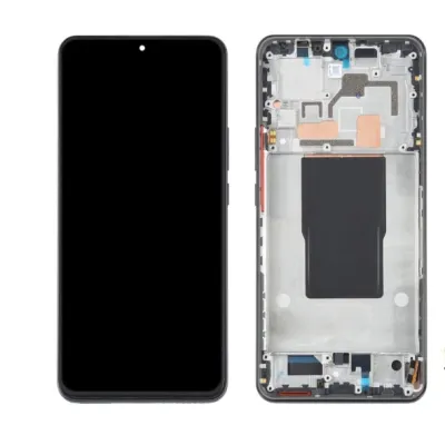 Pantalla para Mi Mi 12T/12T Pro Con Marco Negro (OEM Original)