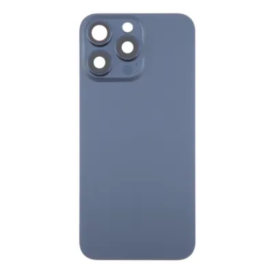 Tapa trasera para  iPhone 15 Pro Max  Con Lente de Camara Azul+Magsafe
