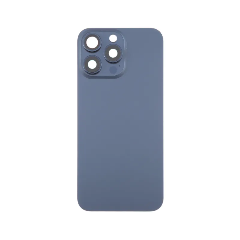 Tapa trasera para  iPhone 15 Pro Max  Con Lente de Camara Azul+Magsafe