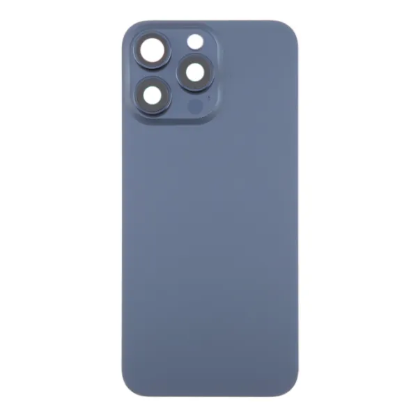 Tapa trasera para  iPhone 15 Pro Max  Con Lente de Camara Azul+Magsafe
