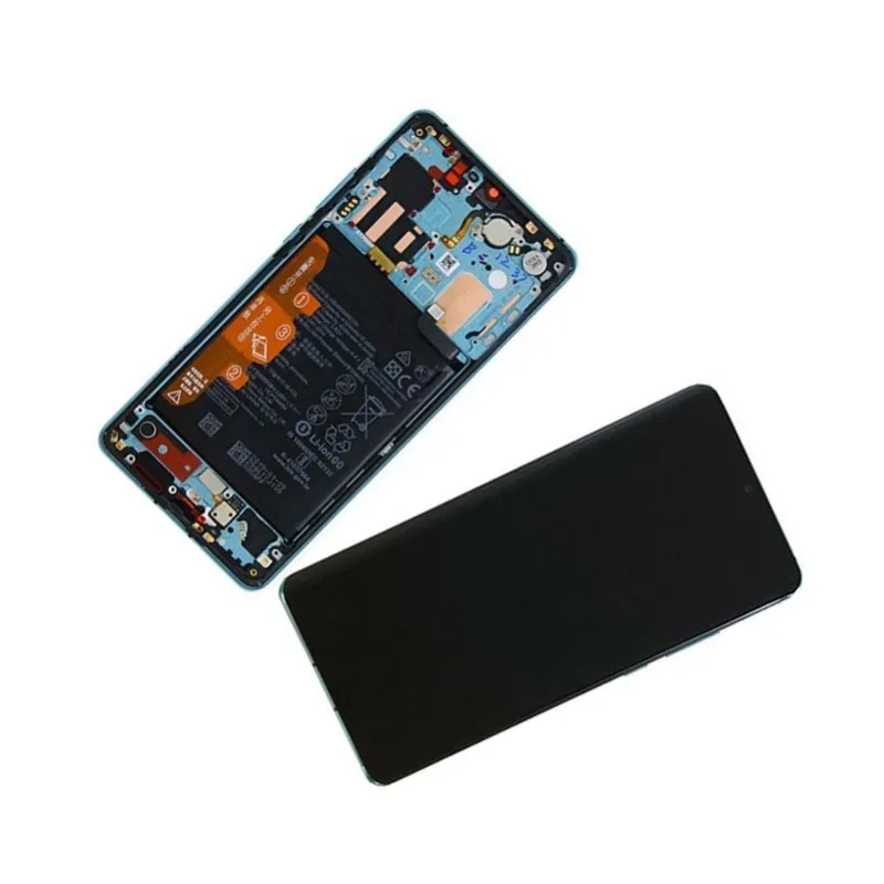 Pantalla para Huawei P30 Pro con marco Plata Original Servicepack