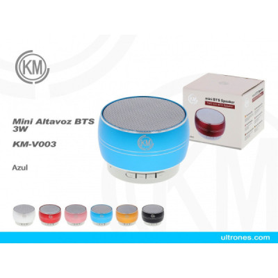 ALTAVOCES BLUETOOTH Dorado [KM-V003]