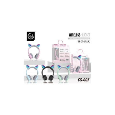 KM-CS007 AURICULARES BLUETOOTH DIADEMAS  [VERDE]