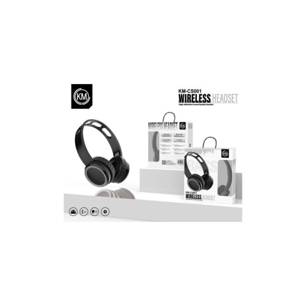 KM-CS001 AURICULARES BLUETOOTH DIADEMAS [NEGRO]