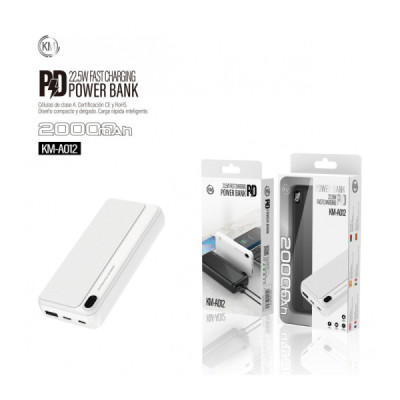 POWER BANK 20000mAh PD-22.5W [KM-A012]
