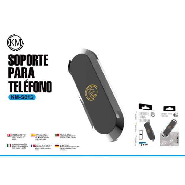 KM-S015 SOPORTE MOVIL [PLATA]