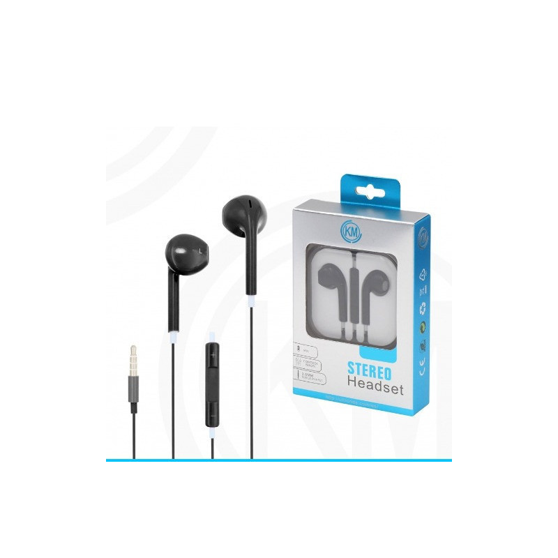 KM-U002 AURICULARES CABLE JACK 3.5MM