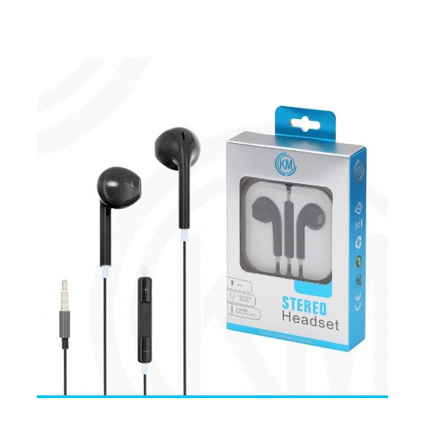 KM-U002 AURICULARES CABLE JACK 3.5MM