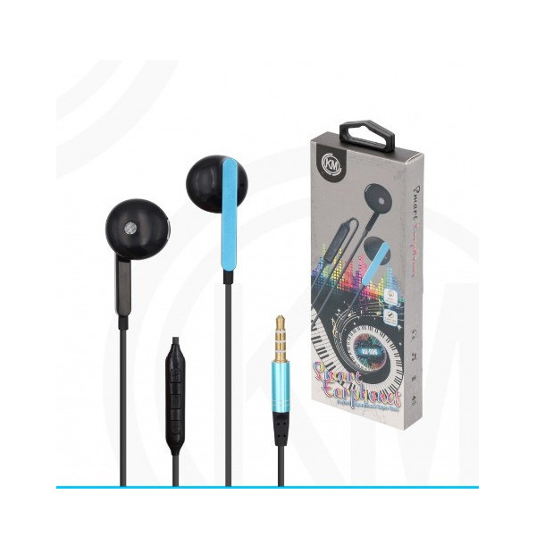 KM-AU006 AURICULARES CABLE JACK 3.5MM