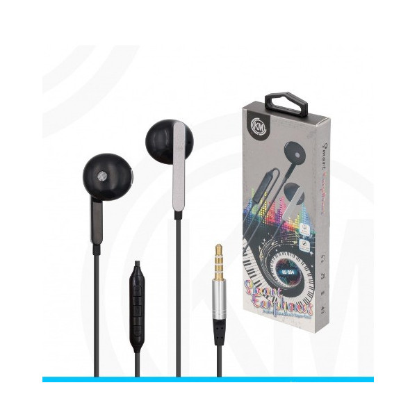 KM-AU004 AURICULARES CABLE JACK 3.5MM