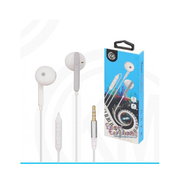 KM-AU003 AURICULARES CABLE JACK 3.5MM