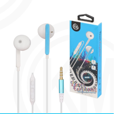 KM-AU001 AURICULARES CABLE JACK 3.5MM