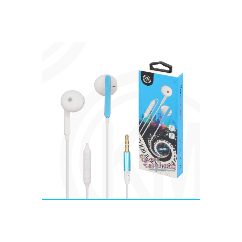 KM-AU001 AURICULARES CABLE JACK 3.5MM