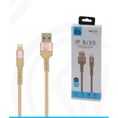KM-411 CABLE LIGHTNING ALUMINIO TRENZADO [DORADO]