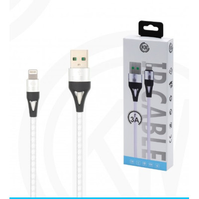 KM-252 CABLE LIGHTNING TRENZADO 3A [BLANCO]