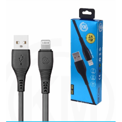 KM-204 CABLE LIGHTNING 1M [NEGRO]