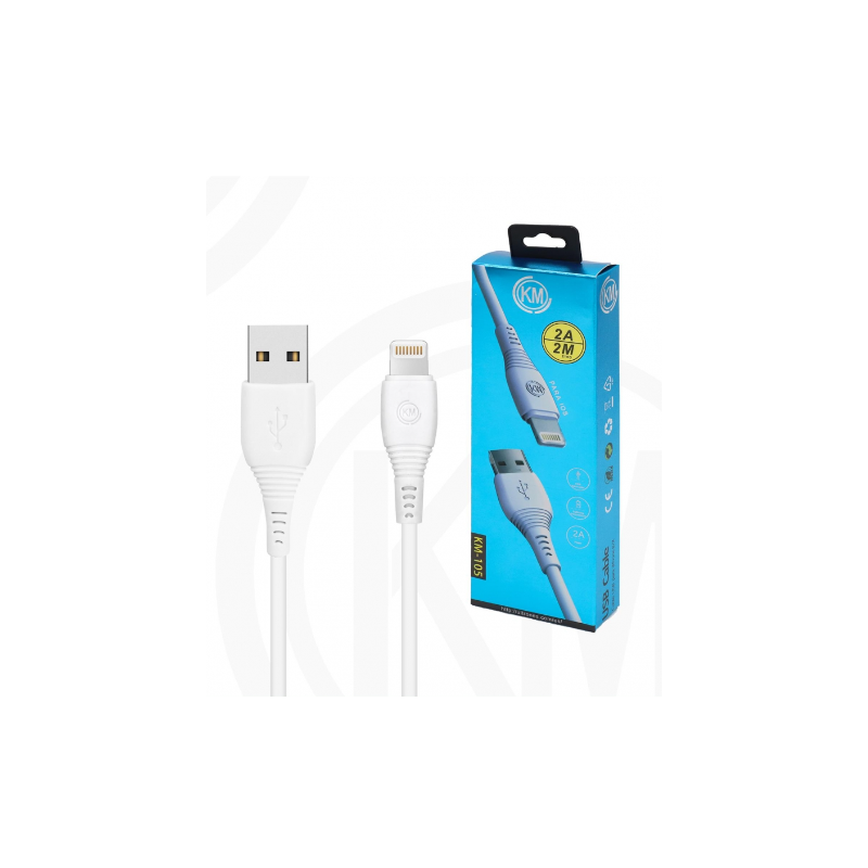 KM-105 CABLE LIGHTNING 2M [BLANCO]
