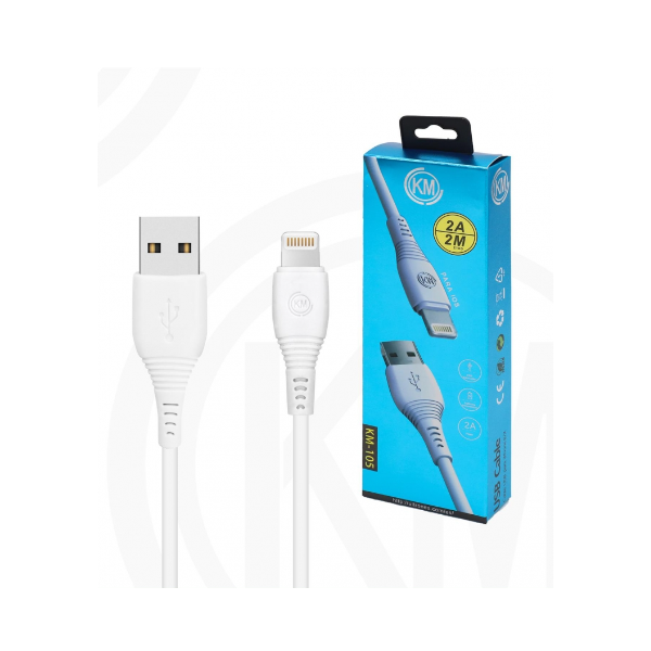 KM-105 CABLE LIGHTNING 2M [BLANCO]