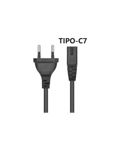 CABLE ALIMENTACION TIPO C7 1.5M [KM-PC01]