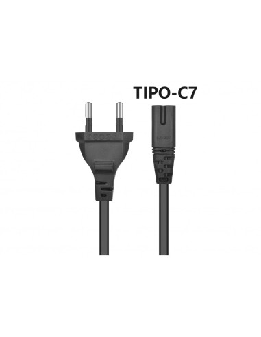 CABLE ALIMENTACION TIPO C7 1.5M [KM-PC01]