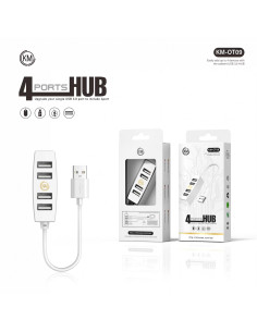 ADAPTADOR HUB 4-USB [KM-OT09]