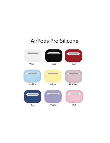 Funda Silicona Normal Airpods Pro  [Rojo]