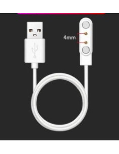 Cable De Carcador MagnÃ©tica 2P4.0mm Blanco