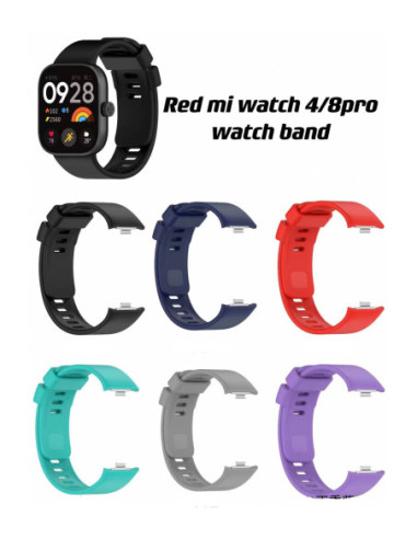 Correa Silicona Redmi Watch 4 [Rojo]
