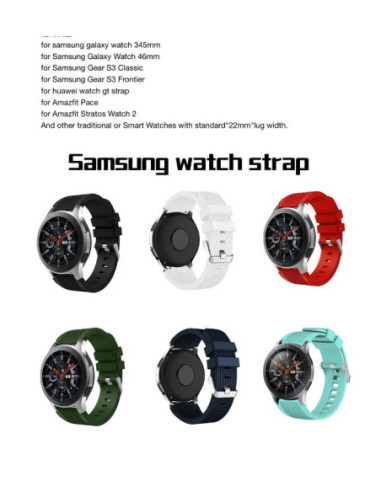 Correa Silicona Samsung Watch 22mm [Azul]