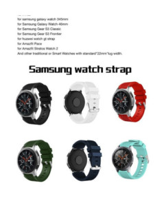 Correa Silicona Samsung Watch 22mm [Blanco]