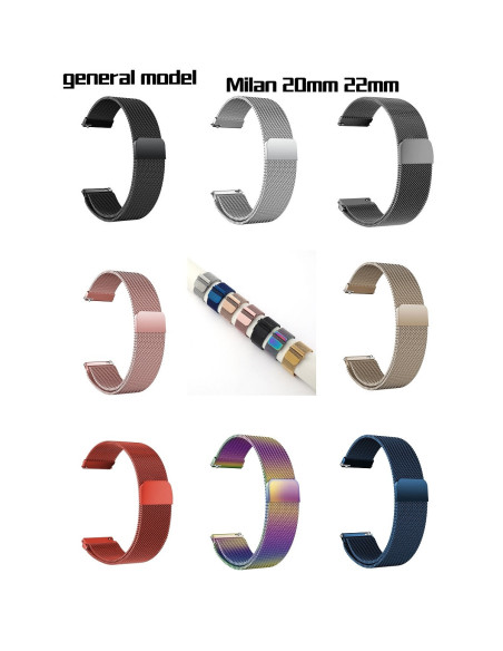 Correas Universal Metalico 22mm [Morado]