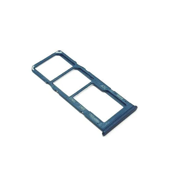 Bandeja SIM/SD para Samsung M12 (M127) Azul