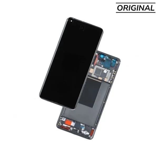 Pantalla para Mi Xiaomi 12 Pro (2201122C) / 12S Pro (2206122SC) Con Marco Negro/ Gris (Original)