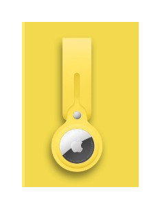 Funda Correas Silicona Airtag [Amarillo]
